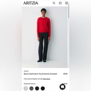 Aritzia cashmere Sweater BNWT